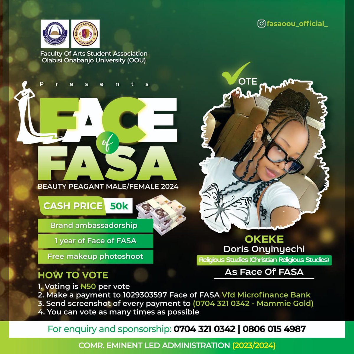 Faculty of Art Students Association OOU tweet media