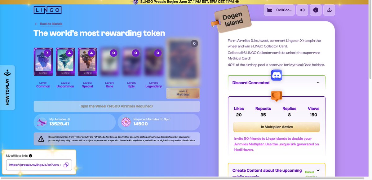 CryptoRizvi's tweet photo. @Lingocoins Waiting Eagerly to get the other $LINGO Cards #lingoisiands https://t.co/wIZLzxNrSd