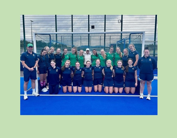 Wonderful to see Ireland Captain <a href="/katiemullan11/">Katie Mullan</a> showing her support for the Ireland U16 Girls who are busy finalising their preparations ahead of the BearingPoint 4Nations in Cork later this month. 
#Representing