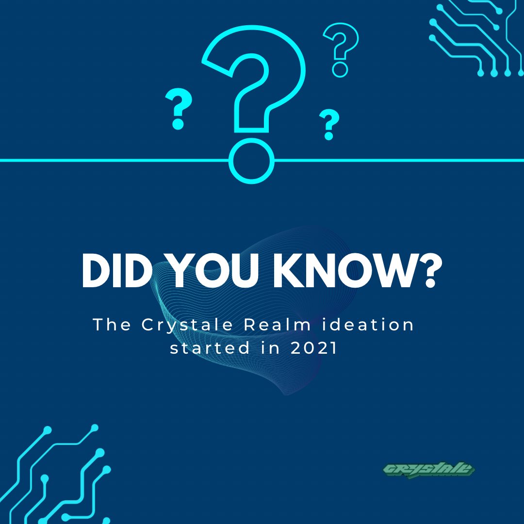 Crystaleio's tweet photo. Did you know? The Crystale realm ideation began in 2021! 🌌
From Q4 2021 to Q2 2022, we developed its backstory, characters, and artworks, refining our game mechanics based on gamer feedback. #Crystale #GamingOrigins https://t.co/tqt9cxWLto