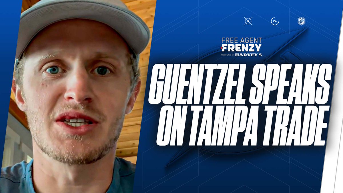 TSN (@tsn_sports) on Twitter photo 🚨Jake Guentzel, the newest member of the Lightning, spoke to TSN's James Duthie about the process that led him to Tampa Bay, the pressure that will come with 'replacing' Steven Stamkos and more.
VIDEO: youtube.com/watch?v=nIJFXz…
<a href="/TSNHockey/">TSN Hockey</a> <a href="/tsnjamesduthie/">James Duthie</a> #FreeAgentFrenzy 🚨Jake Guentzel, the newest member of the Lightning, spoke to TSN's James Duthie about the process that led him to Tampa Bay, the pressure that will come with 'replacing' Steven Stamkos and more.
VIDEO: youtube.com/watch?v=nIJFXz…
<a href="/TSNHockey/">TSN Hockey</a> <a href="/tsnjamesduthie/">James Duthie</a> #FreeAgentFrenzy
