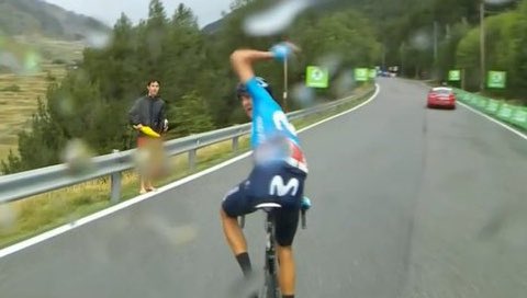 adrianllopisc's tweet image. Rui Costa cuando mañana tenga que tirar del pelotón para defender el liderato en el Tour de Francia de Richard Carapaz: