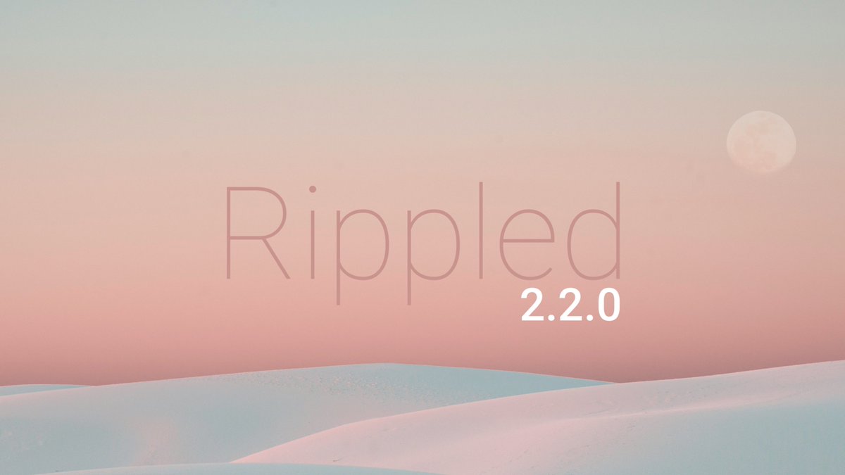 🔵 Rippled 2.2.0 #XRPLedger #XRPL 

Calling all Node operators / Validators: Please update to version 2.2.0 promptly.