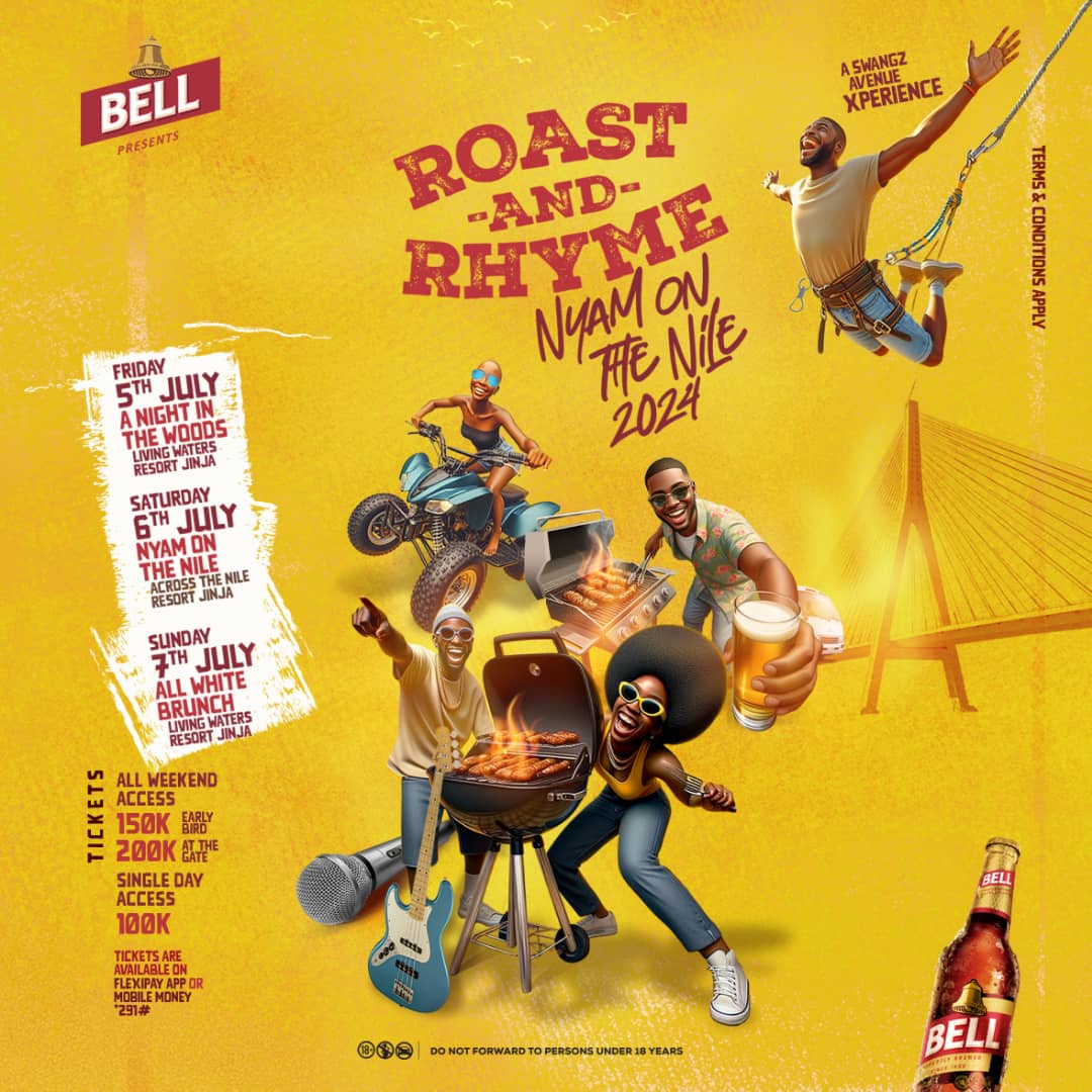 Nbsradio894fm's tweet photo. #Ad
Get ready for Nyamu Nyamu on the Nile!
#RoastAndRhyme #NyamOnTheNile #BellLager https://t.co/q5Po8wXNLZ