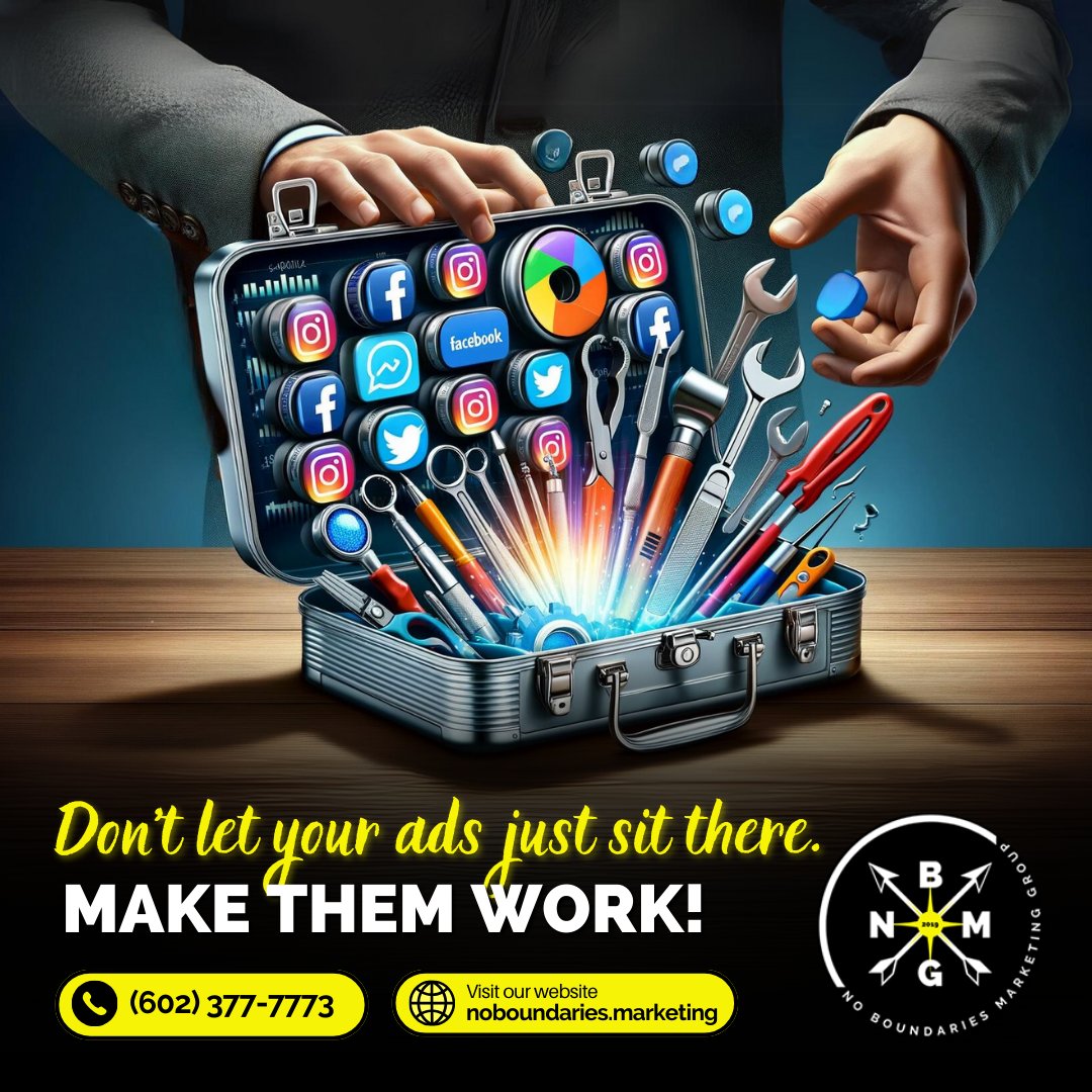 nobomarketing's tweet image. Don’t let your ads just sit there. Make them work! 🛠️ Drive results with ads that actually convert. #AdsThatWork