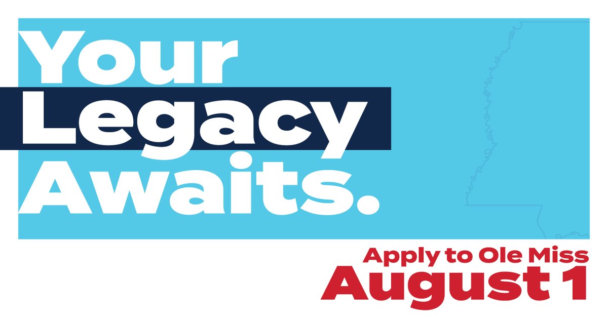 olemissbound's tweet photo. High School Seniors... Mark your calendars! 🗓️ Our admissions application and the @CommonApp  open AUGUST 1ST at midnight CST! 🎉

Keep an eye out for more information on how to become #OleMissBound in 2025!

#HottyToddy #YourLegacyAwaits https://t.co/2ts4RE5rYz