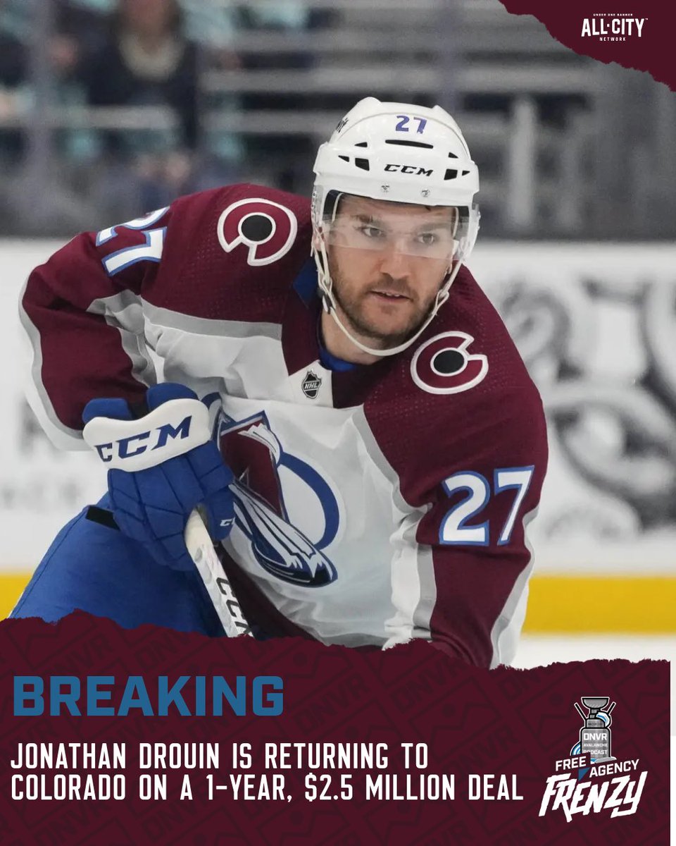 DNVR_Avalanche's tweet photo. Drouin is BACK 

How we feelin? 👇 https://t.co/LMBHV1XKyS