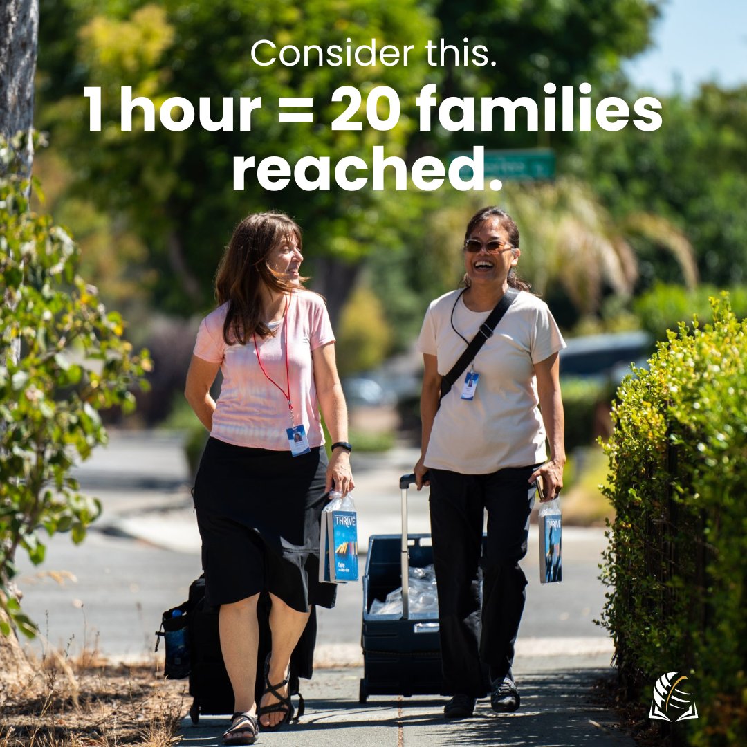 StreamsofLight_'s tweet photo. Fact: In the average time it takes to mow the lawn or weed a garden (one hour), you can deliver truth-filled literature to approximately 20 families.

Learn about opportunities for YOU to get involved in #literatureevangelism at: https://t.co/6xSjJTqnZE. 

#StreamsOfLight https://t.co/MpZxpPMDyY