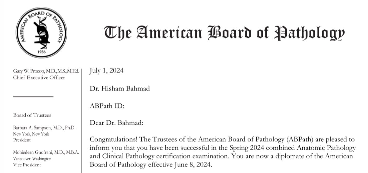 Hisham Bahmad, MD, MBA tweet media