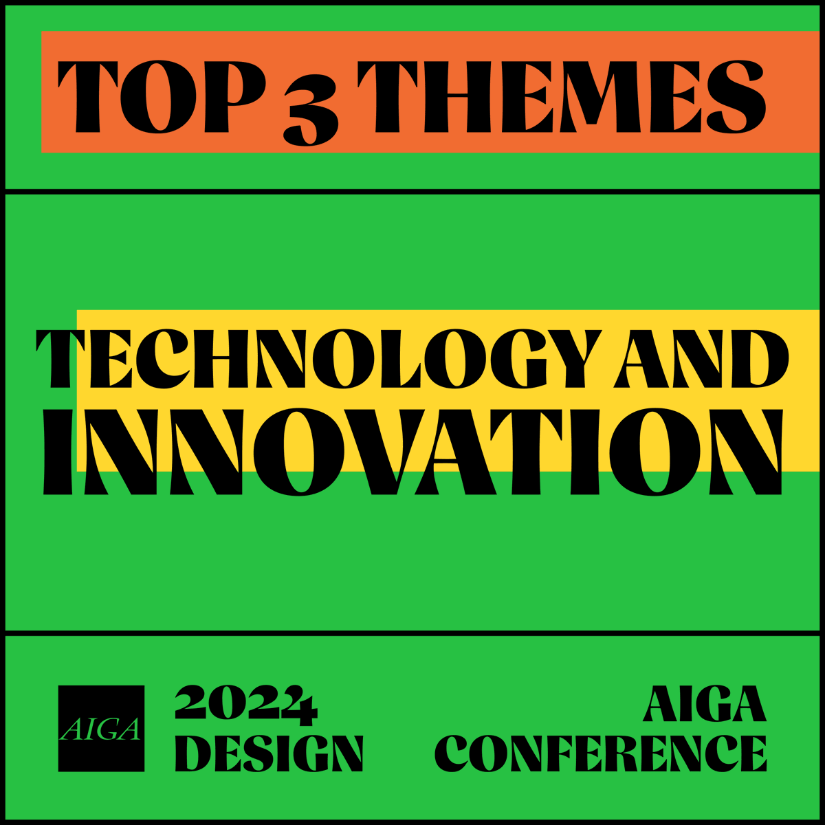 AIGAdesign's tweet photo. 📣 Our 2024 #AIGADesignConf committee received a whopping 3️⃣2️⃣8️⃣ programming submissions, from which 55+ top selections were made in Design Role &amp; Impact, Diversity &amp; Inclusion, and Tech and Innovation. Secure your virtual #AIGADesign conference tix at https://t.co/vT691eOcyz https://t.co/yrirKDAro3