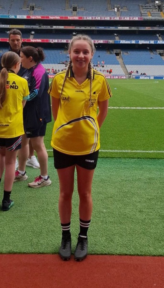 St.Annes Young whistler Mia Nolan  reffing in Croke Park today at the U.10 go games festival 🇨🇬🇨🇬
<a href="/LeinsterLGFA/">Leinster LGFA</a>
