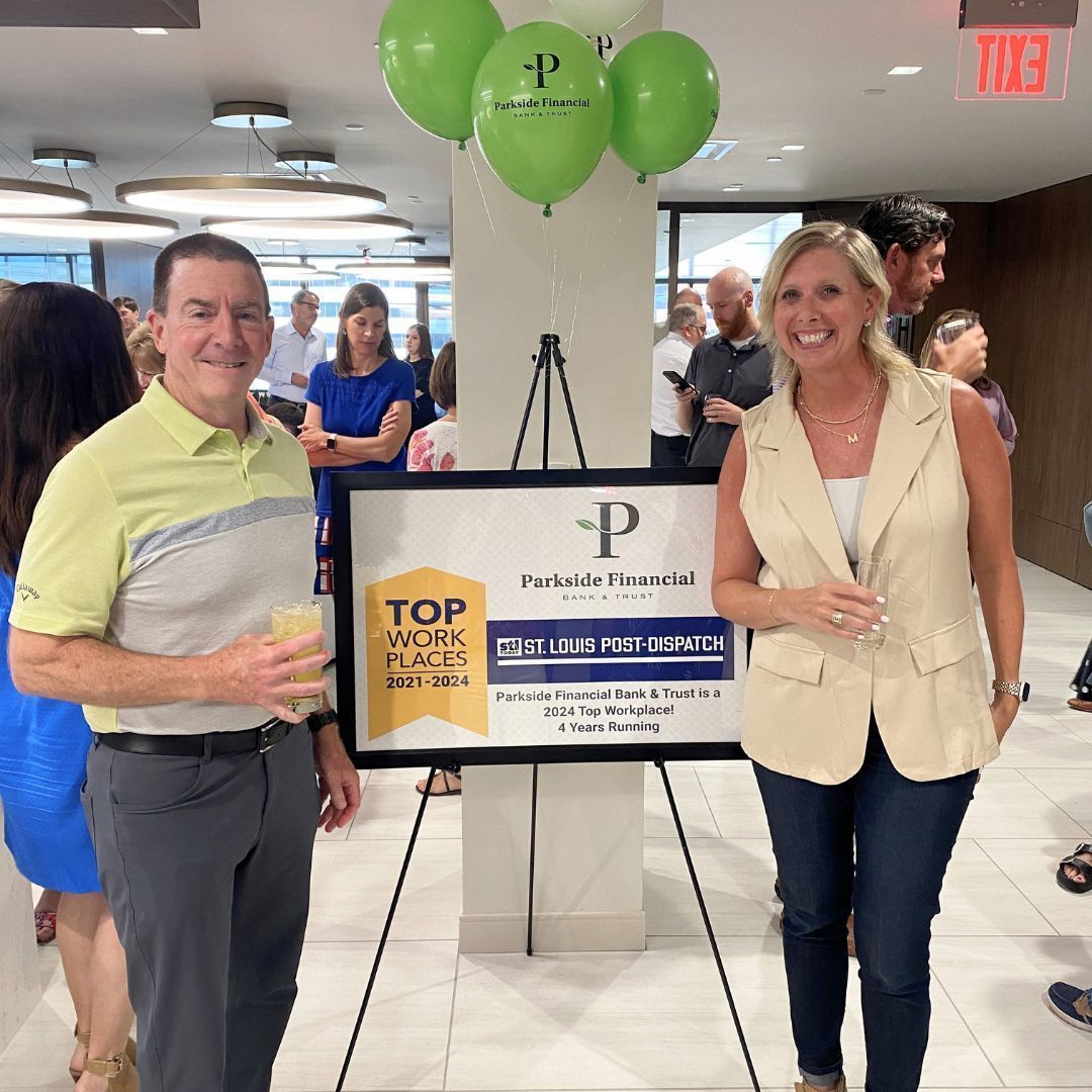 ParksideBank's tweet photo. Last week, our #PFBTSTL and #PFBTDenver teams enjoyed delicious treats in celebration of being named a 2024 #TopWorkplace for the fourth consecutive year. We are proud of our dedicated employees who make this achievement possible. #ParksideFinancial #PFBT #STLTopWorkplaces https://t.co/dXx2yuXdmM