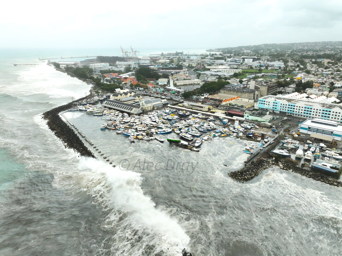 Bridgetown Fisheries Complex - Barbados 
Monday 1st July 2024 - 1200 Hrs
Category 4 hurricane Beryl 
All rights reserved ©️