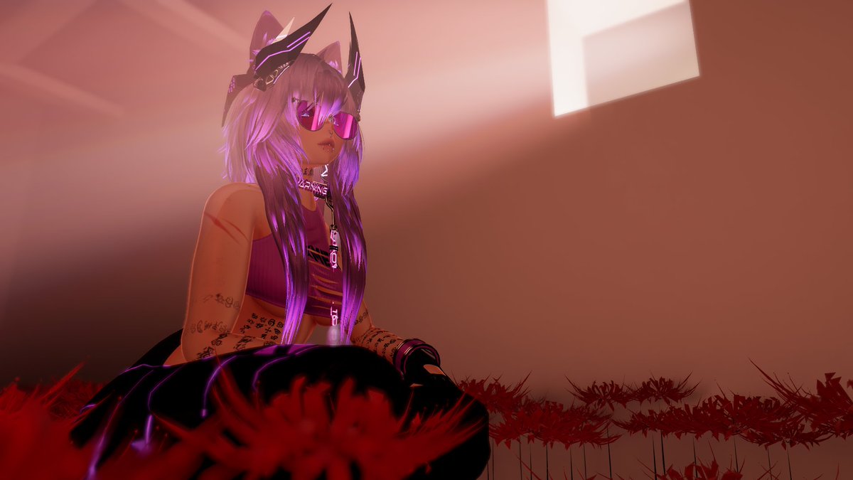 PlushiesPastel's tweet photo. ♫ I can't tell the difference from sleep and awake
I'm losing my patience, I can't feel my face
World: #ba2636 by knfoxl
#VRChat #vrchatavatar #vrc https://t.co/sMWdtEvQgm