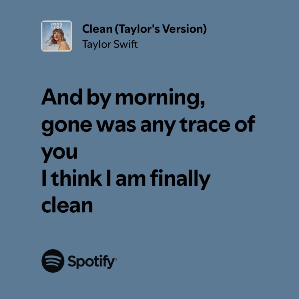 LifeShareNC's tweet photo. Kidneys as "Clean (Taylor's Version)"  

This album closer off of "1989" is about moving on from a romantic partner. Kidneys filter and clean waste from our bodies kind of like the healing process after a breakup. In this case, waste isn't referring to an ex, but close enough. https://t.co/jBEXE30zqP