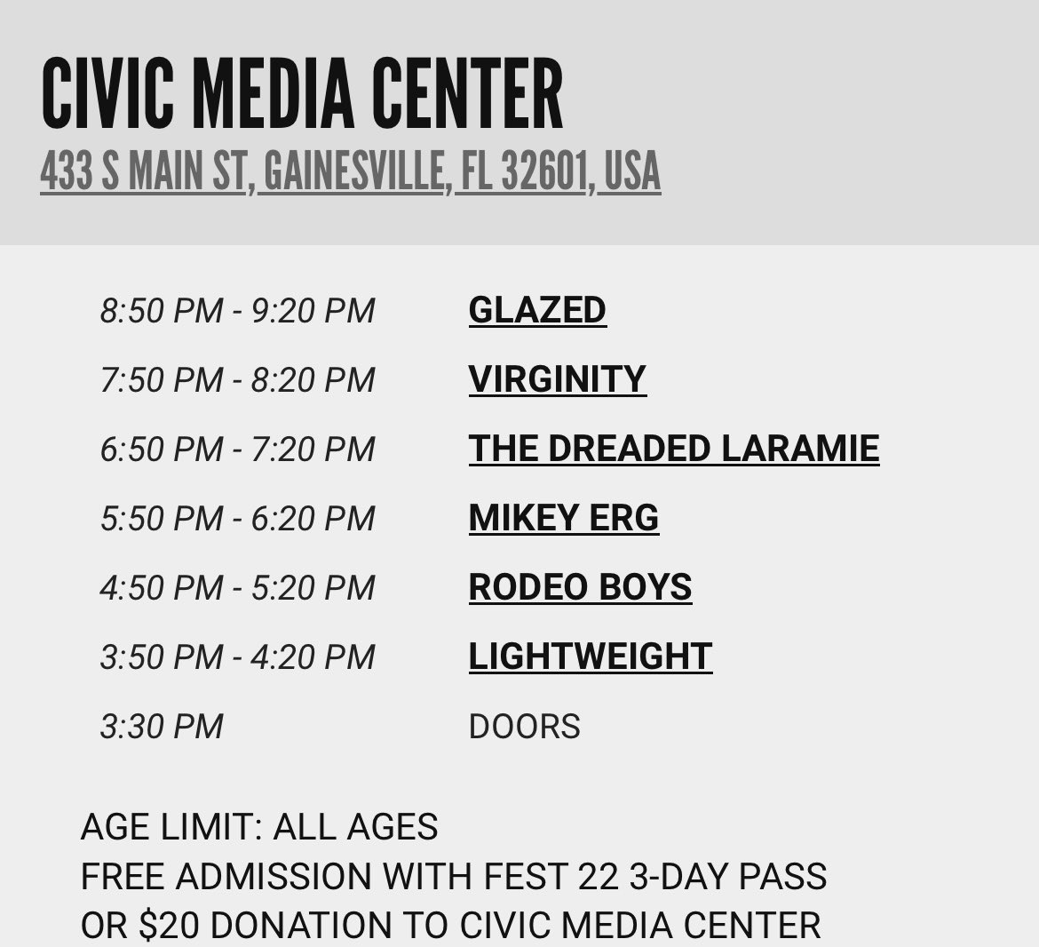 CMC FRIDAY NIGHT AT FEST IS A PUNK ROCK PARTY!!