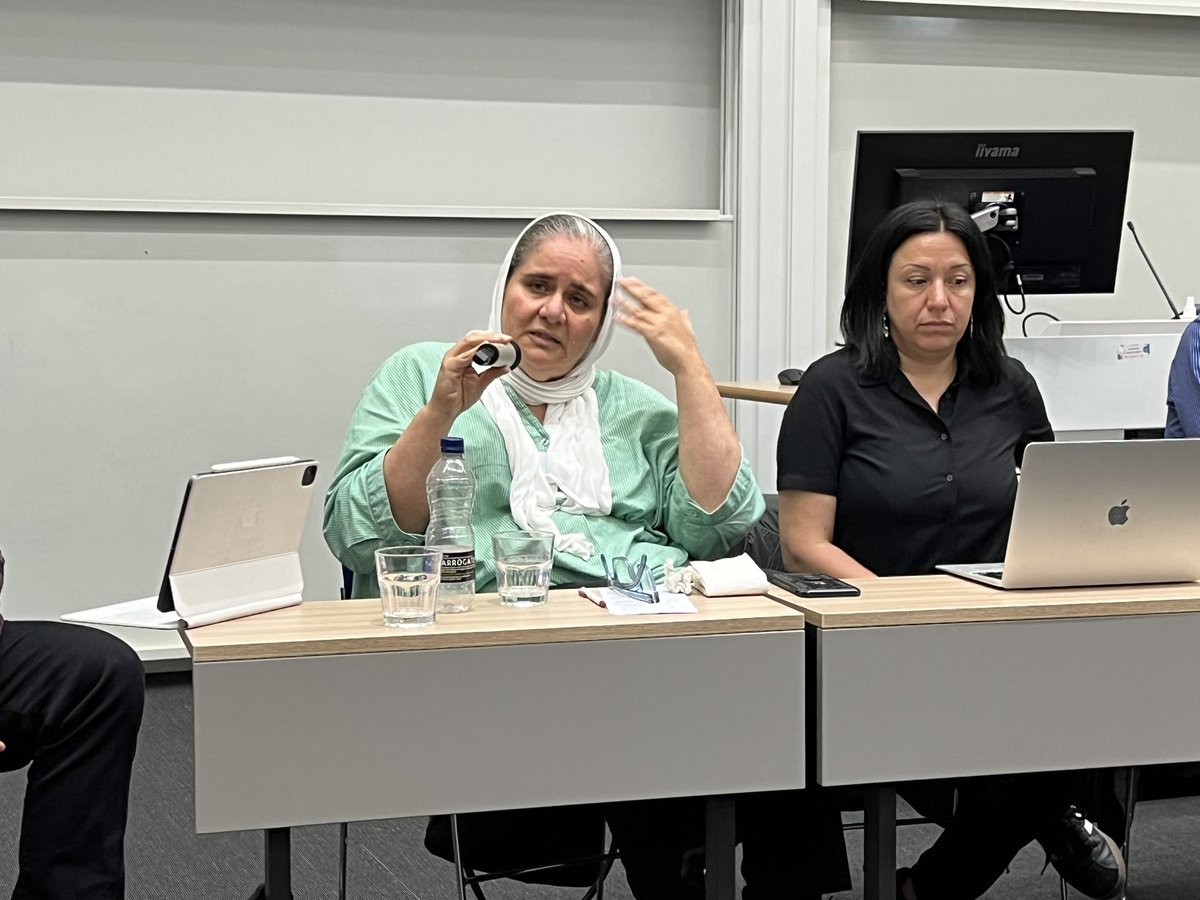 BRISMES (@officialbrismes) on Twitter photo ‘Entire social worlds, entire Palestinian communities have been unarticulated because a “presentist” historiography has been imposed on us, where we must constantly prove that the nakba happened and we exist!’ -<a href="/meznaqato/">Mezna Qato</a> in our first plenary #Brismes2024 ‘Entire social worlds, entire Palestinian communities have been unarticulated because a “presentist” historiography has been imposed on us, where we must constantly prove that the nakba happened and we exist!’ -<a href="/meznaqato/">Mezna Qato</a> in our first plenary #Brismes2024