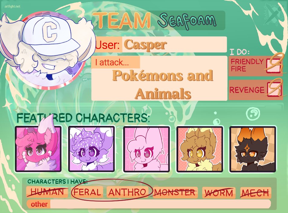 CasperDrawz's tweet image. Had to "improvise" on some characters icons and ref sheets because I was running out of time...
