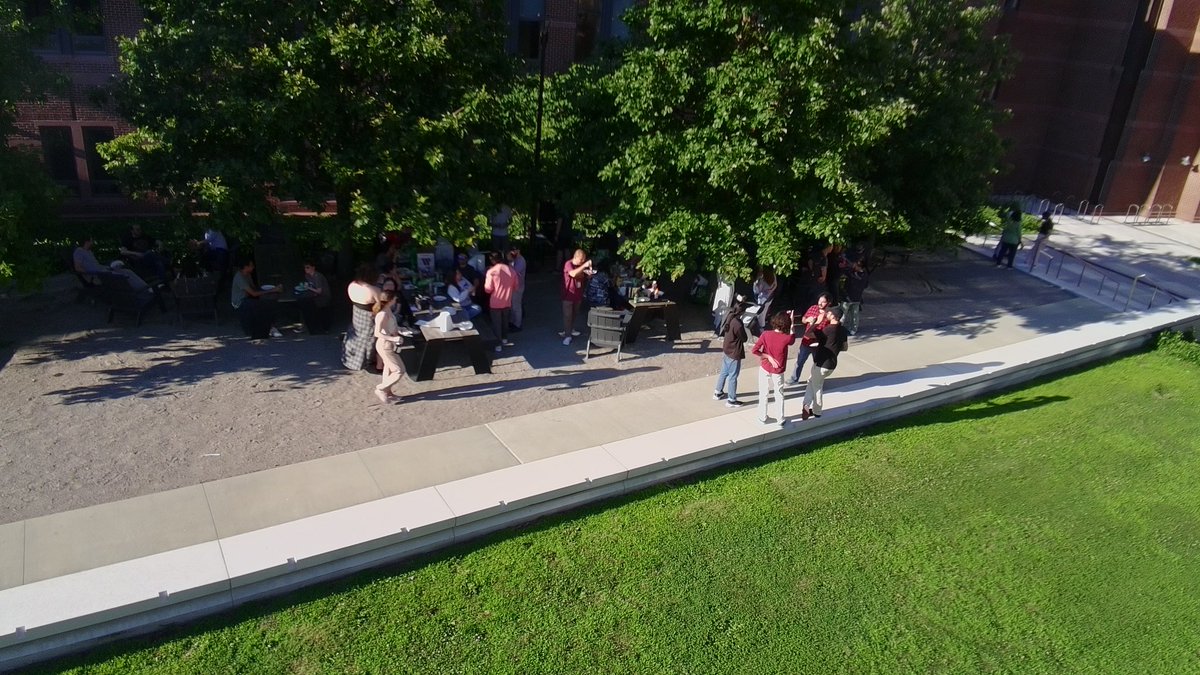 Xiongosome's tweet image. Aerial footage of the biophysics bbq! Thank you to all that helped organize and attended!