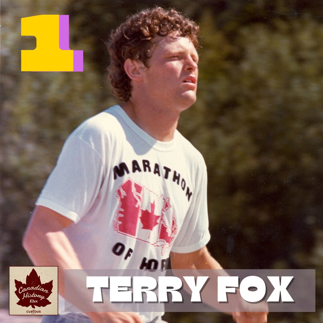 Since it is Canada Day, I thought I would share my personal choices for the Top 10 Canadians (pre-colonial to today).

This is just my opinion, nothing more. Everyone will have their own Top 10 :)

#1 - Terry Fox (1958 - 1981)

🧵1/11