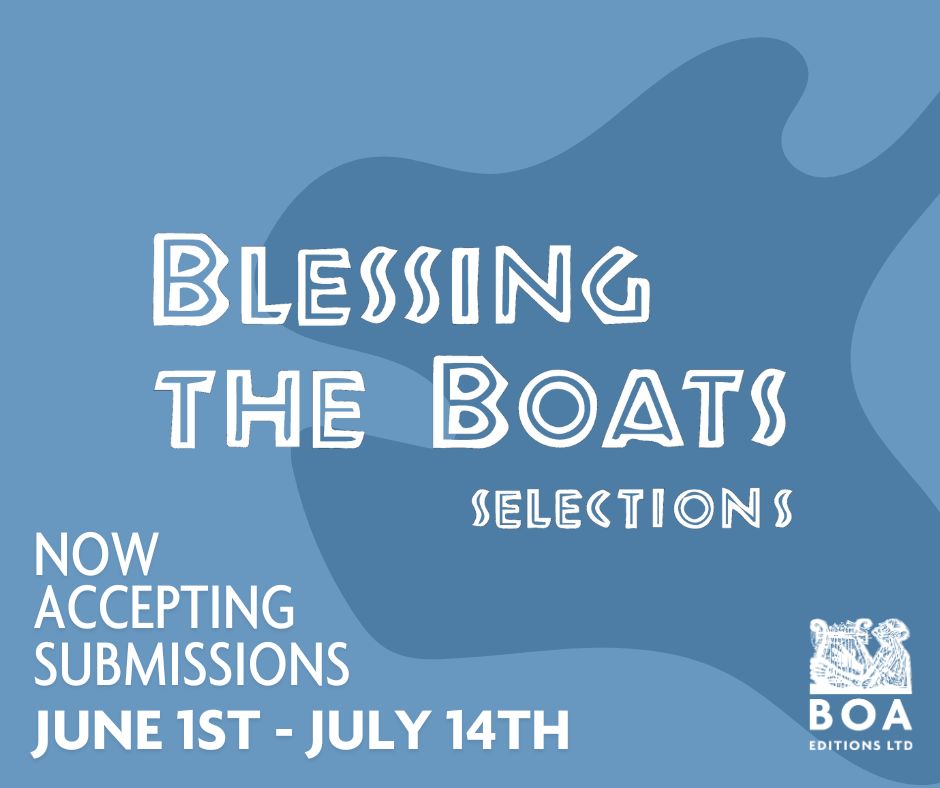 boaeditions's tweet photo. Only 14 days left! Calling all women poets of color! Submissions are now open for the Blessing the Boats Selections 2024!
Learn more and submit your work: https://t.co/oib5mVsNIW
#PoetryCommunity #WomenPoetsOfColor #LucilleClifton #PoetrySubmission #BOAEditions https://t.co/oofNqjZy59