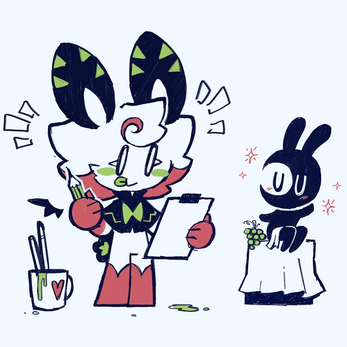 blinibunny's tweet photo. I guess this is a good time to say I'm opening my C0mms back up again! If you want to get a cool drawing of your critter, I'm your guy :] All the prices and infos can be found on the website linked on my bio! 🎨 https://t.co/NzAfbWAktk