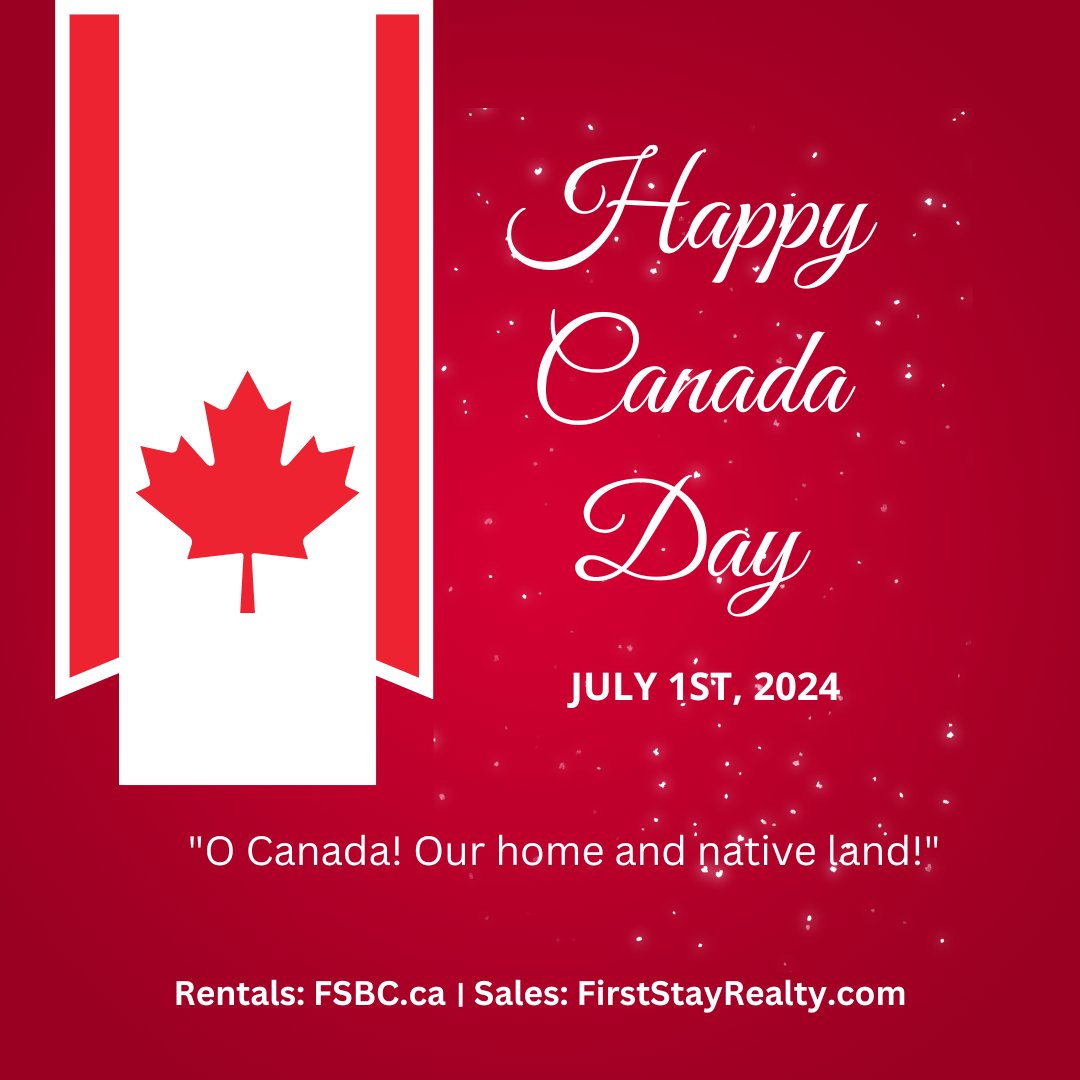 Happy Canada Day! 🍁🇨🇦 Let's celebrate the beauty, diversity, and unity of our great nation. Wishing everyone a fantastic day filled with joy and pride! #CanadaDay  #OCanada  #TrueNorth  #ProudlyCanadian #canadaday2024