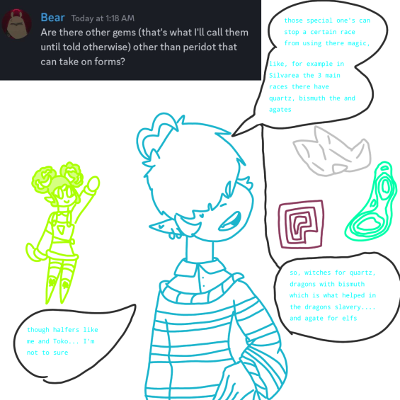 bagelghost1's tweet photo. we got our fist ask I'm so excited X3 if your confused just comment what you wanna ask
#art #cute #anime #witch #witchoc #fantasyoc #fantasy #comic #worldbiulding #oc #ocart #asks #ask #askcomic #gems #bismuth #quartz #agate https://t.co/po40QtlqXi