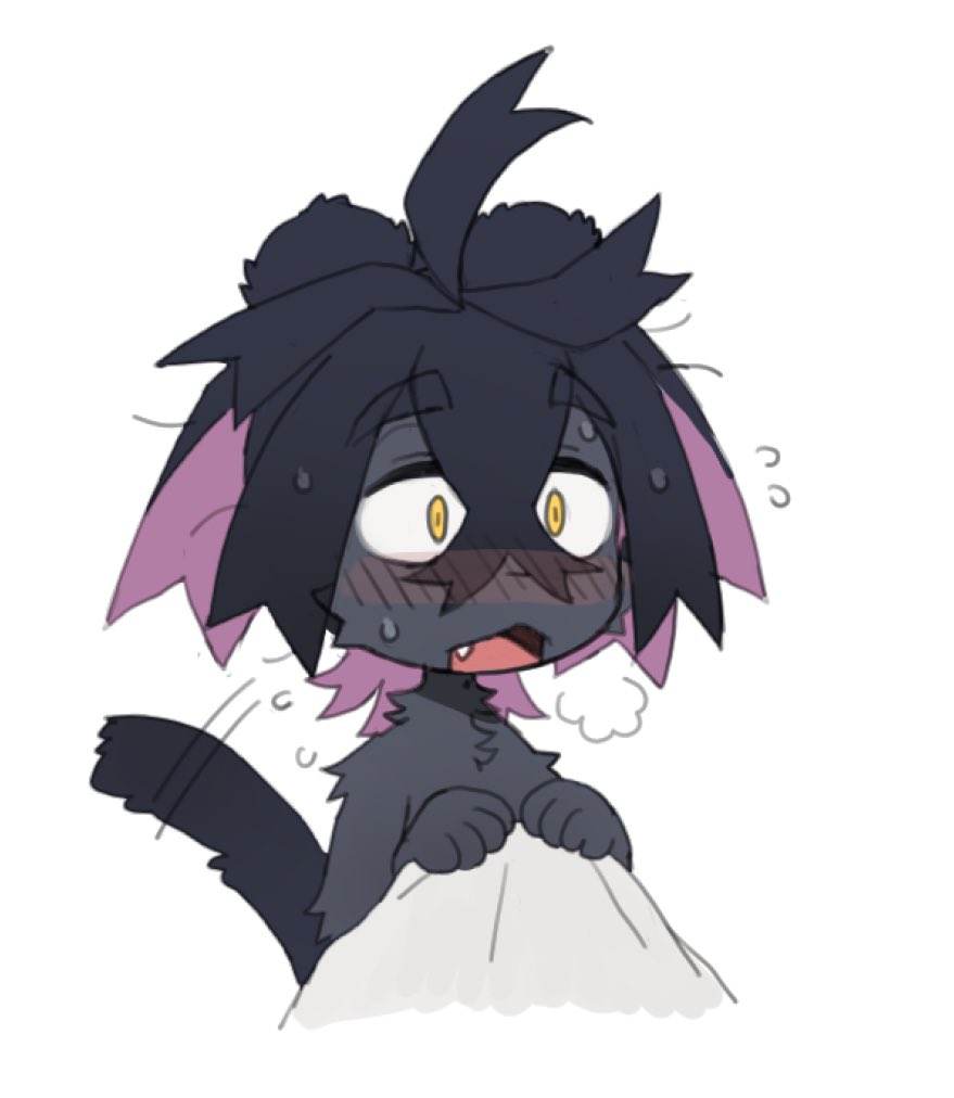 He got some lewd dreams🐈‍⬛