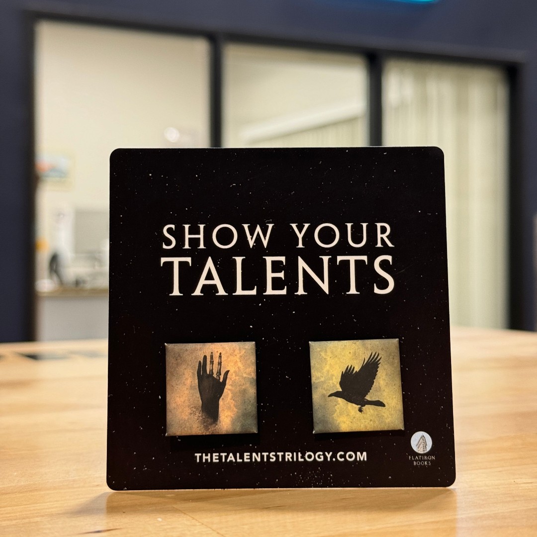 PureButtons's tweet image. 1" Square 2-Packs for @Flatironbooks
#CustomButtons #PureButtons #MADEINOHIO