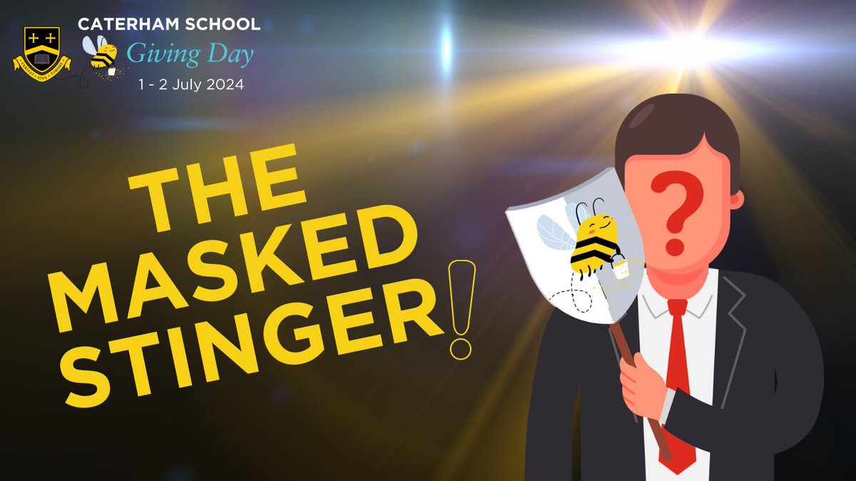 CaterhamPrep's tweet image. Can you guess who our talented masked stingers are? Head to the Giving Day website to enter!

caterhamgivingday.givingday.co.uk/giving-day/1656

#CreateABuzz