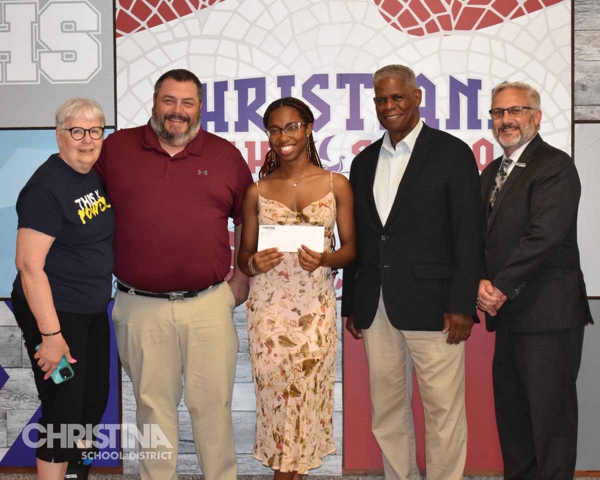 🎉 We're thrilled to announce the first recipient of the NAACP Gary Hayman Scholarship, Queenesther Nyah, Christiana HS C'24! 💫This scholarship supports exceptional Christina students in their pursuit of higher education.  Congratulations, Queenesther! #ChristinaStrong