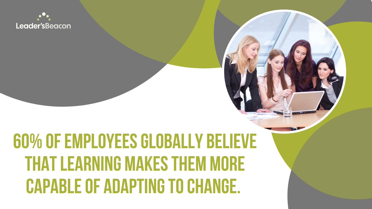 60% of employees globally believe that learning makes them more capable of adapting to change.

leadersbeacon.com

#leadership #leadersbeacon #talentdev #leadershipdevelopment #mbti #myersbriggs #personalitytype
