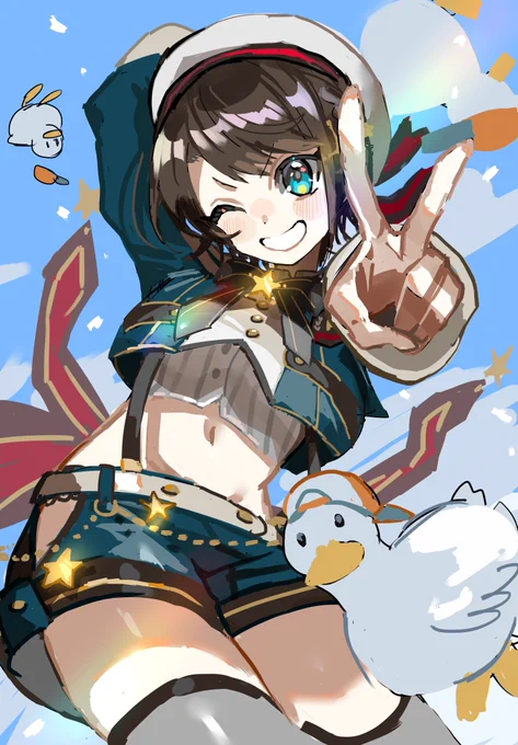 スバルちゃんにいつも笑顔を貰ってます!お誕生日おめでとう!#大空スバル生誕祭2024 #プロテインザスバル 