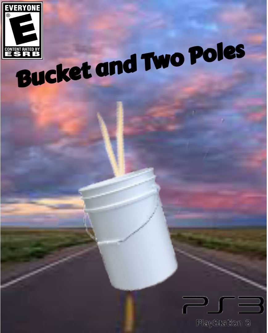 VibeMasterBen's tweet photo. Do y’all remember the game bucket and two poles https://t.co/m5TPGGEGuX