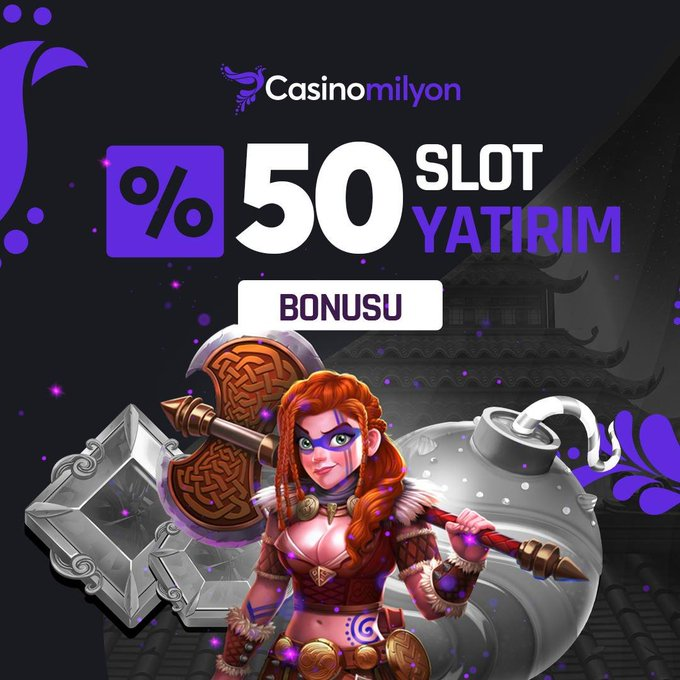 🌟 %50 SLOT Bonusu 🌟

💫 #CasinoMilyon Slotlarında Hergün %50 Yatırım Bonusu Seni Bekliyor ! 

🔴 Bu fırsatı kaçırma ! 

 Kazandıran adres  🌟 t2m.io/casinomilyoncom