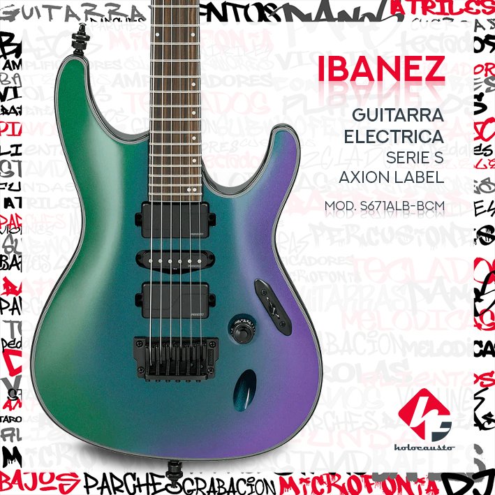 HolocaustoShop's tweet photo. Ibanez S671ALB Axion Label!  Ideal para los guitarristas que buscan lo mejor en sonido y diseño. https://t.co/qAnRYVh9Nf #Ibanez #IbanezGuitars #S671ALB #AxionLabel #ElectricGuitar #Guitarist #Rock #Metal https://t.co/YVOqjvFcDE