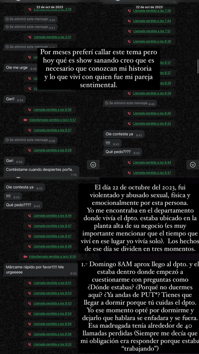 gari_lineker90's tweet photo. AYUDENME A COMPARTIR 

EL pasado 9 de febrero del año en curso levanté una denuncia por abuso sexual, psicológico, verbal, físico y emocional en contra de quien fue mi expareja. Proceso difícil para mí, pero es uno que considero necesario para buscar justicia.
@fgjesonora https://t.co/ZhCqFgnS5x