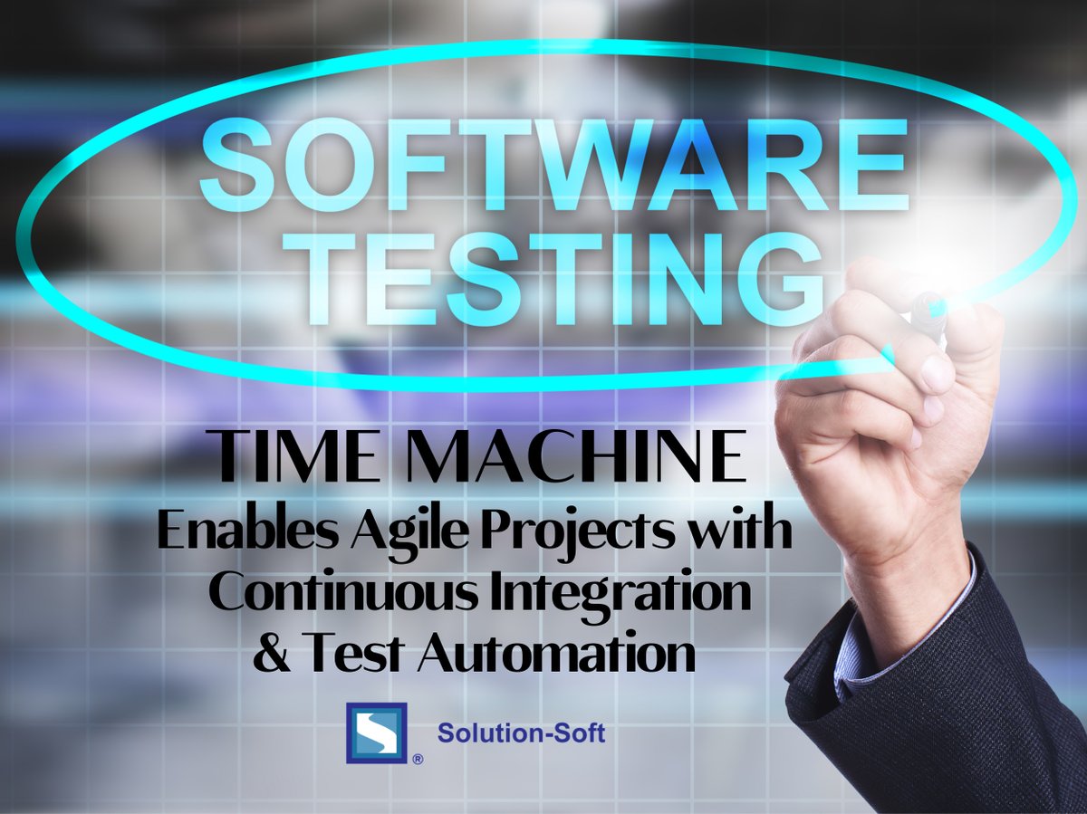 SolutionSoftTM's tweet photo. Read our blog on Agile testing vs. Waterfall testing. Click here: https://t.co/RNJQ43y3BV Time Machine is the original time shift testing software solution for over 2 decades. #softwaretesting #Agiletesting #Waterfalltesting #testautomation https://t.co/jCoJZ4mSAn