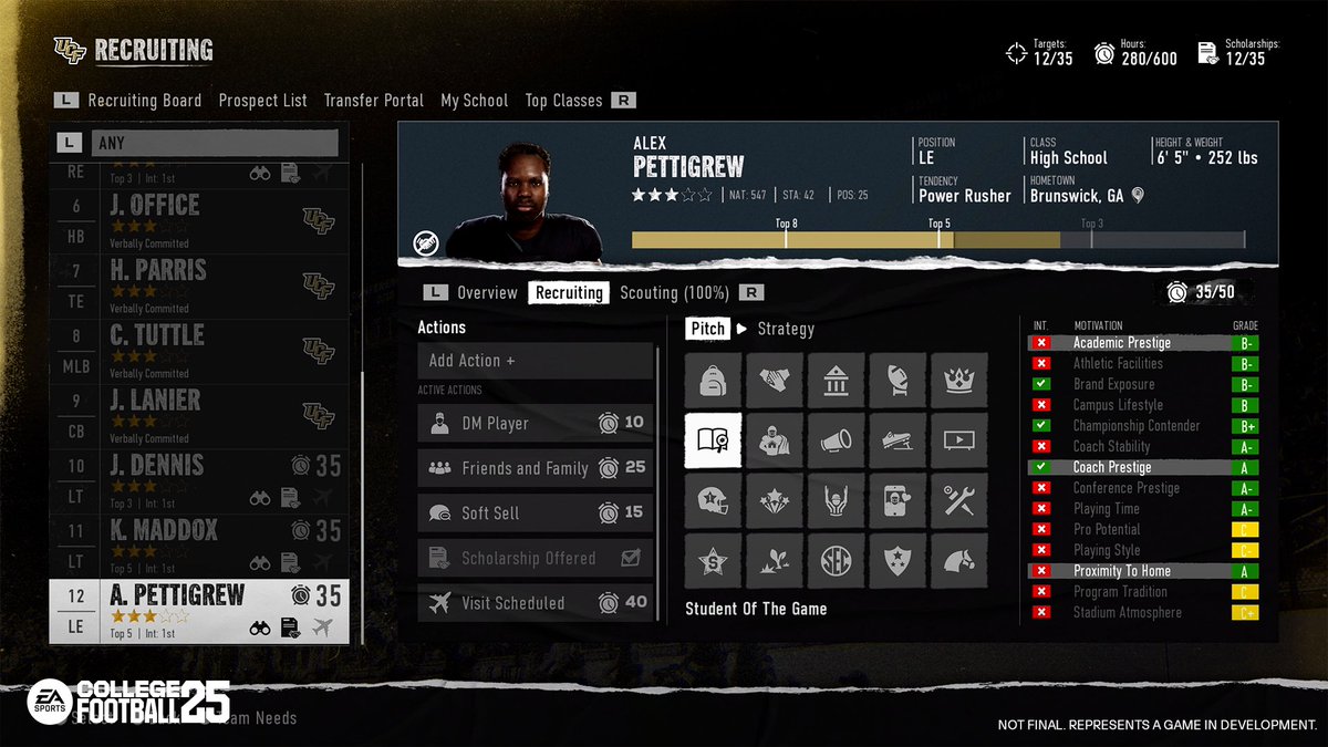 EASPORTSCollege's tweet image. Your first look at recruiting. Don’t miss the Dynasty Deep Dive coming tomorrow

#CFB25 | 🔗: youtube.com/watch?v=qrI8lY…