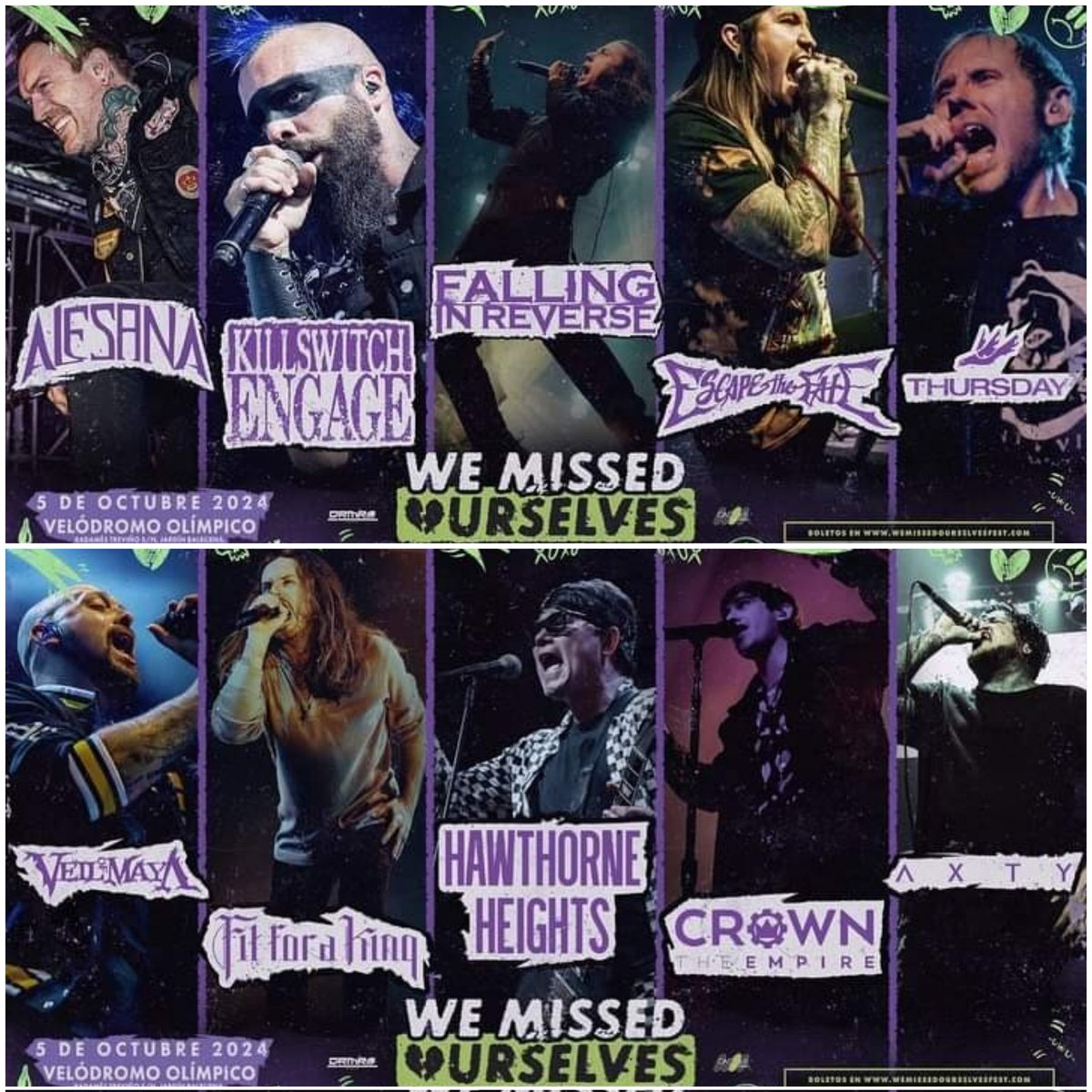 Lady_Ostara's tweet photo. OCTUBRE LLEGA YAAA🤘🔥🔥
#WeMissedOurselvesFestival nos trae a estos grandes a #CDMX
Boletos aquí mero: https://t.co/dlVSKXkbG2
.
.
@CACIQUEMx #AltPR #Drmrsentertainment #WMOF https://t.co/FPEnuHNULU