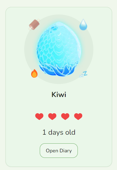 My last egg lost all its heart and died😥 so parent beware!!! started again from day 1, but I'm really vibing this colour egg !! <a href="/tryscales/">SCALES</a>