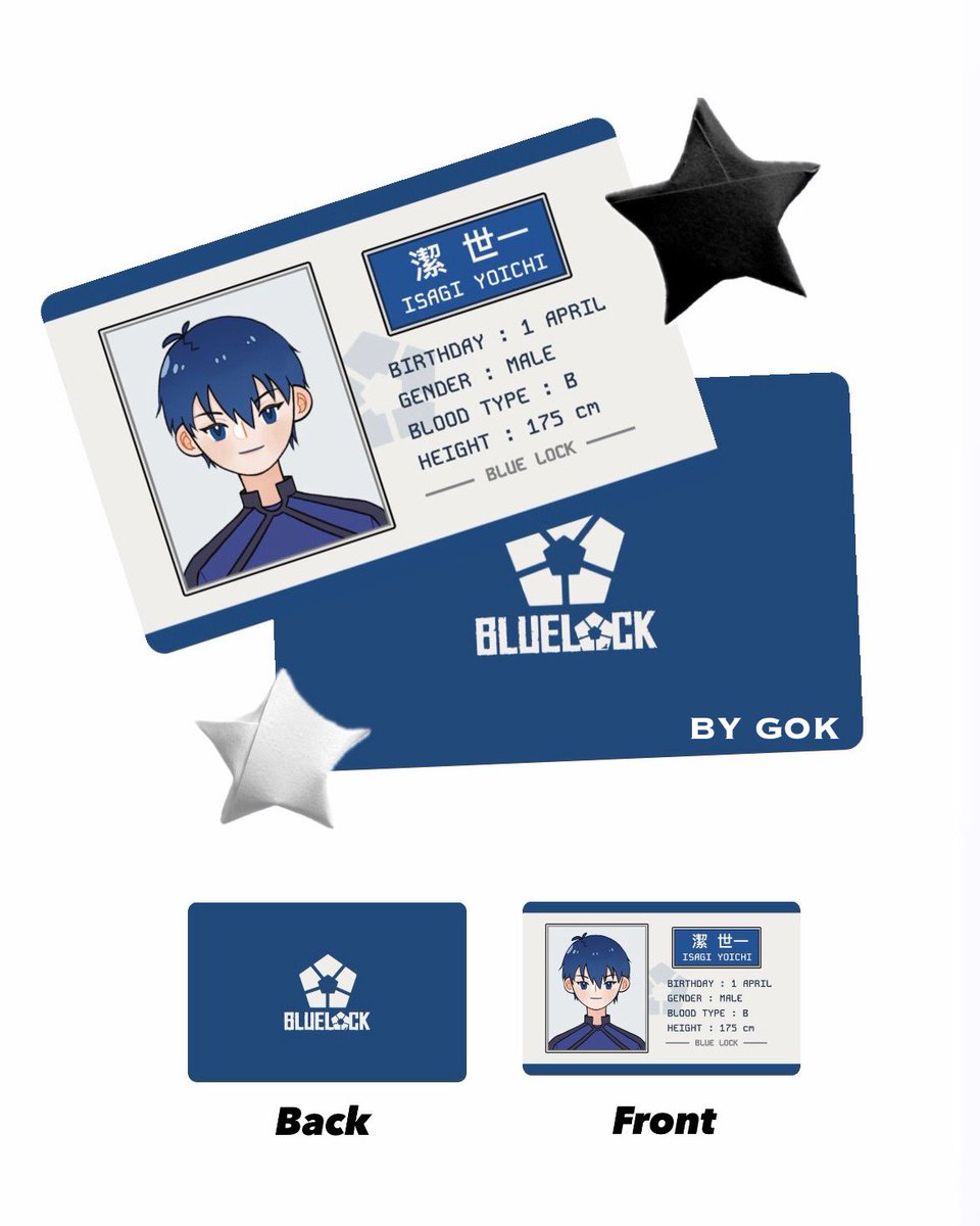 gokgokx's tweet photo. คือว่าเราจะทำการ์ดนามบัตรอิซางิแบบในรูป เลยอยากมาสำรวจว่ามีใครสนใจรับน้องด้วยมั้ย รบกวนตอบฟอร์มให้เราหน่อยนะคะ🥺 หรือไปพิมพ์พูดคุย/เสนอชื่อตัวละครถัดไปที่อยากให้ทำก็ได้ค่ะ (ค่าตัวน้อง 45฿ คั้บ)

⭐️ ; https://t.co/xvgSMh9b9g

#isagi #ตลาดนัดอนิเมะ #���ลาดนัดคุกฟ้า #ตลาดนัดรวมด้อม https://t.co/CqTonRVXLP