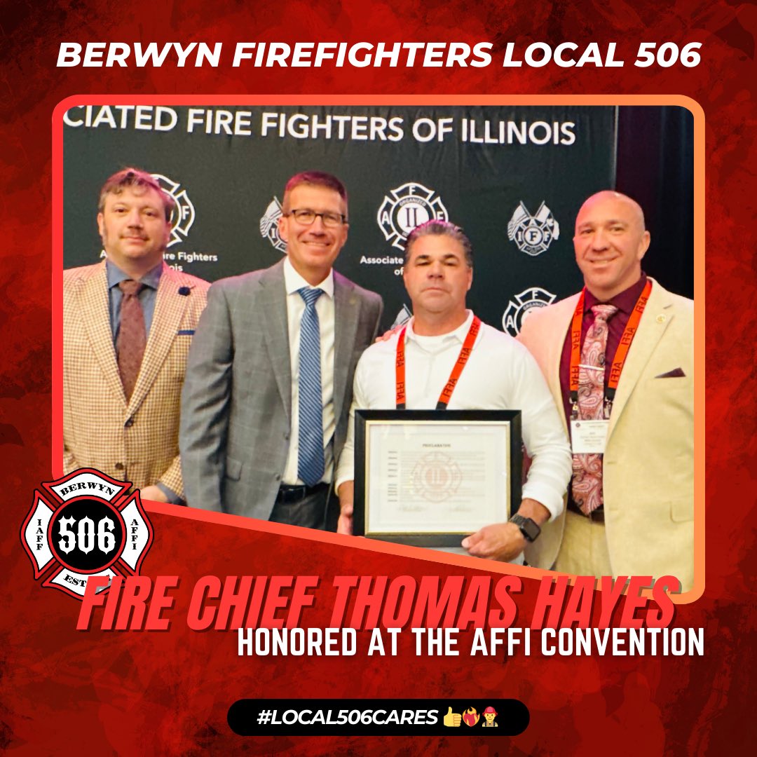 Berwyn, IL Firefighters Local 506 tweet media