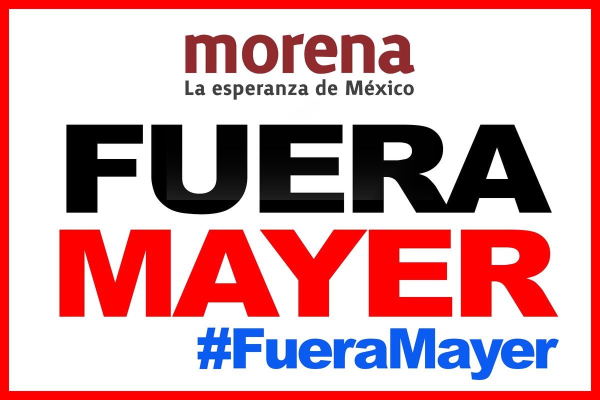 😏Pssst <a href="/fisgonmonero/">Rafael Barajas</a> pues qué crees, que No hemos madurado y por lo tanto... 
FUERA MAYER DE MORENA.

         #FueraMayerDeMorena