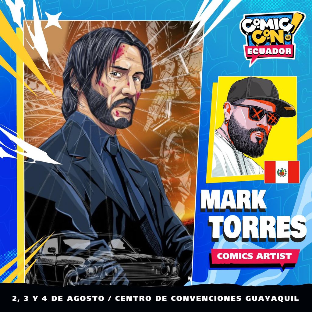 MarkTorresEsc's tweet photo. Nos vamos directo a Comic Con Ecuador https://t.co/aRm3yCWrD1