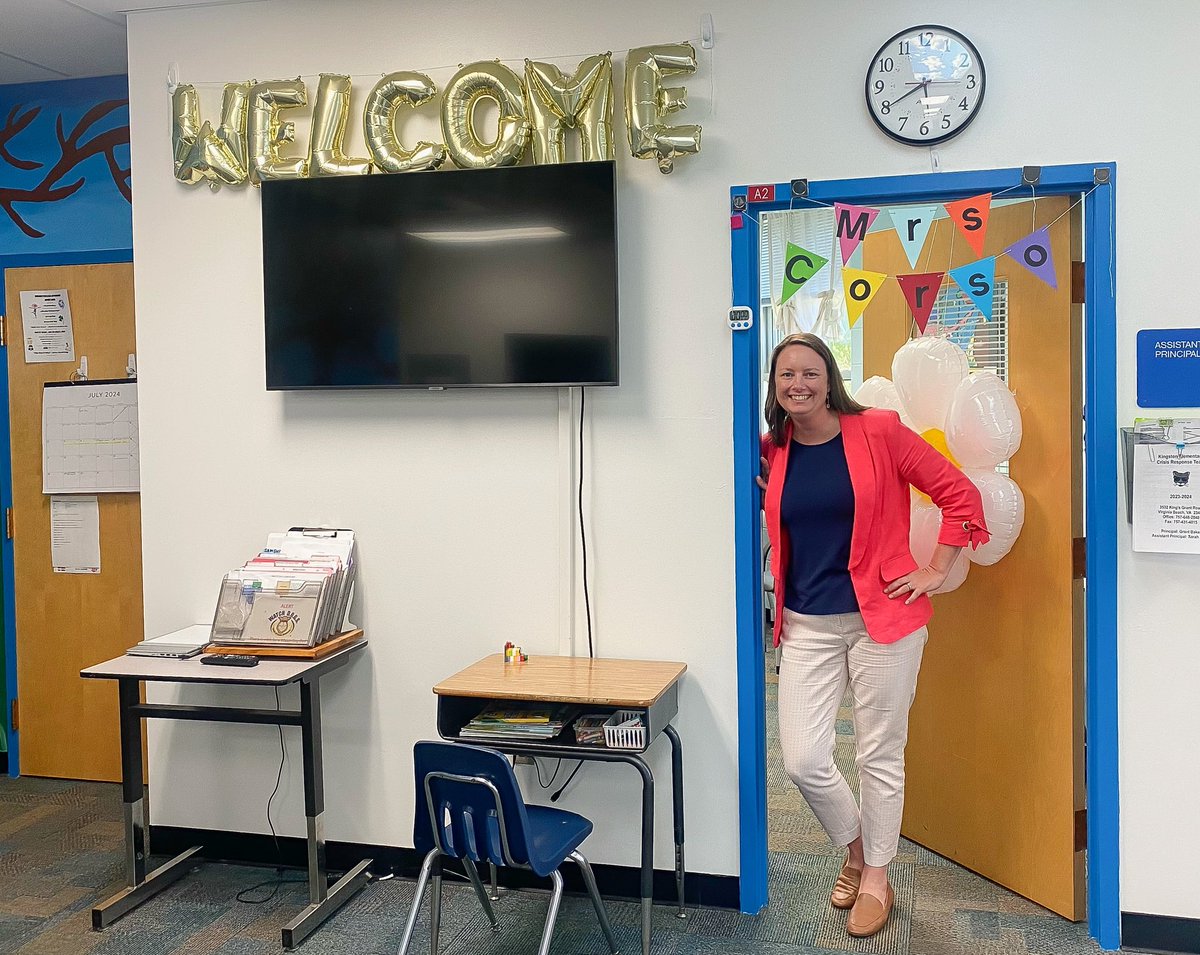 kingston_vb's tweet image. Welcome to the Kingston Family Mrs. Corso!!! @KingstonVBCPS @vbschools