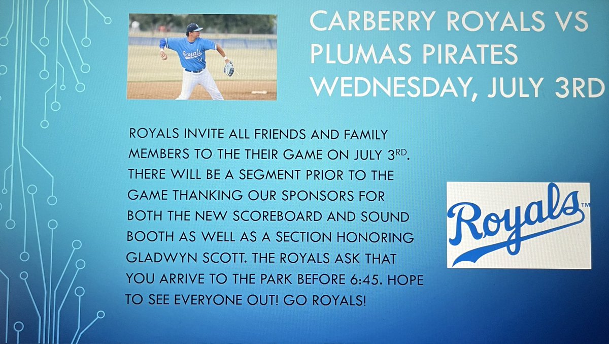 Hey Y’all!! Been a while but last regular season game is this Wednesday!!

Some pre game festivities honouring Glady and thanking sponsors!