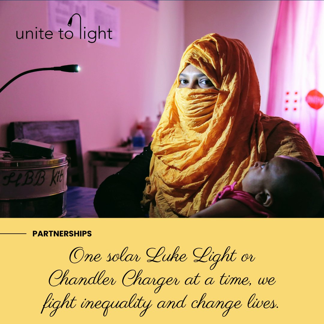 unitetolight's tweet image. We couldn’t light the world w/out our partners all over the world. Access to clean &amp;amp; affordable light &amp;amp; power improves health, education, &amp;amp; prosperity. Sign up for our email newsletter: unitetolight.org/newsletter-sig… 

#SolarPower #SolarLight #SolarCharger #FightPoverty #Sustainability