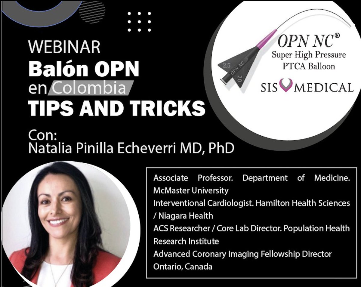 TIPS AND TRICKS para el Uso del Balón OPN
Conferencia de la Dra. Natalia Pinilla, McMaster University.
Disponible Martes 2 Julio 2024 7:00 pm
youtube.com/watch?v=qVbtg3…
